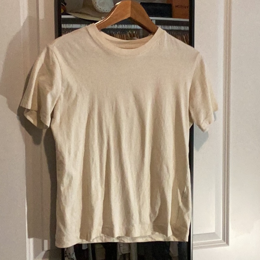 H&M Basic Tee Off White